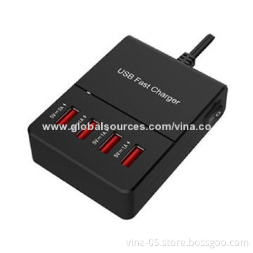 USB Mobile Phone Charger with 100-240V, 50/60Hz Input